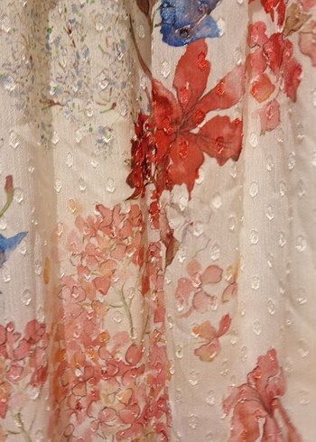 Çiçek Desenli zara 13.14 yaş Elbisesi - Görsel 13