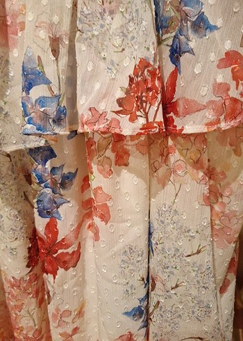 Çiçek Desenli zara 13.14 yaş Elbisesi - Görsel 11