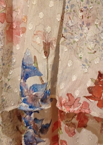 Çiçek Desenli zara 13.14 yaş Elbisesi - Görsel 10