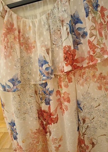 Çiçek Desenli zara 13.14 yaş Elbisesi - Görsel 7