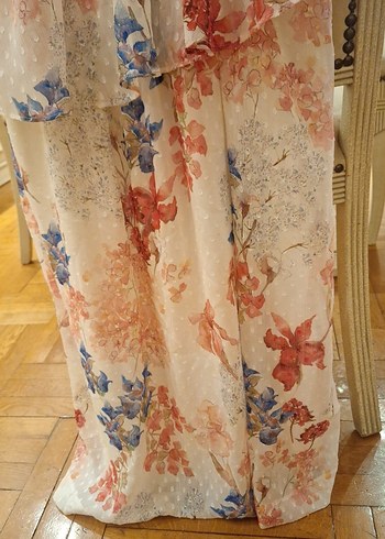 Çiçek Desenli zara 13.14 yaş Elbisesi - Görsel 8