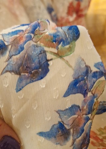 Çiçek Desenli zara 13.14 yaş Elbisesi - Görsel 3