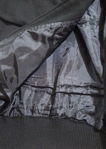 Erkek polare maka fırsat Siyah Fermuarlı mont Ceket - Görsel 6