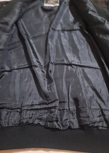 Erkek polare maka fırsat Siyah Fermuarlı mont Ceket - Görsel 7