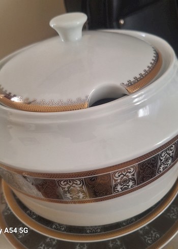 kelepir Altın Desenli Porselen KRC 105 PARÇA YEMEK Takımı. - Görsel 11