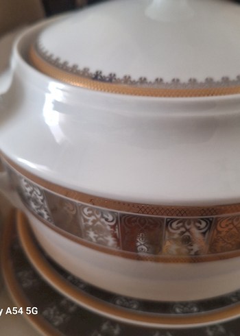 kelepir Altın Desenli Porselen KRC 105 PARÇA YEMEK Takımı. - Görsel 14