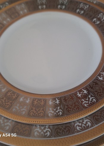 kelepir Altın Desenli Porselen KRC 105 PARÇA YEMEK Takımı. - Görsel 17