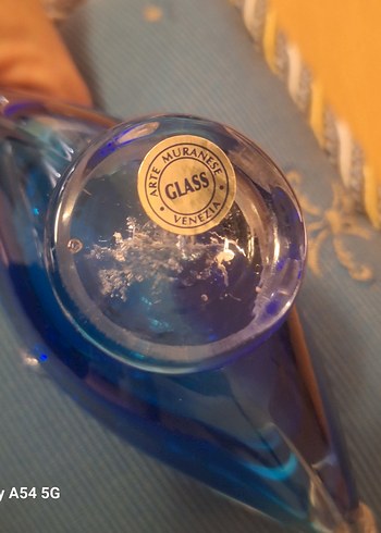 vıntage murano gondol venedık damgalı Koyu Mavi Dekoratif 21cm. - Görsel 2