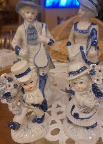 vıntage limonj aile seti enstrüman çifti ve ıkı buketli çocuk - Görsel 2