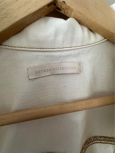 Beymen Collection Beyaz kot ceket