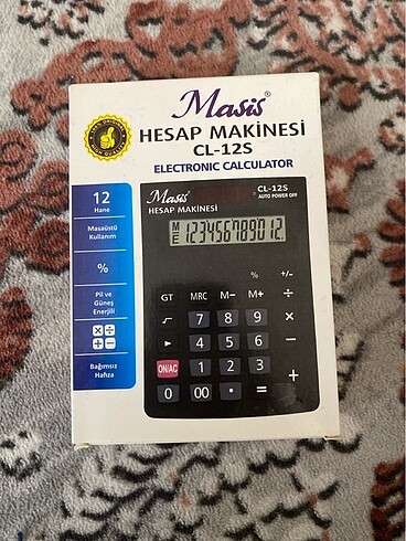 MASİS HESAP MAKİNESİ