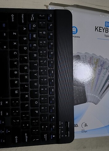 Bluetooth klavye siyah - Görsel 2