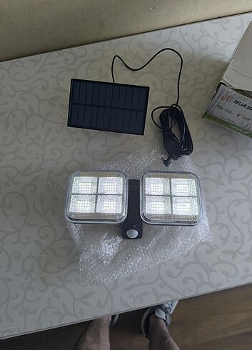 Beden Güneş enerjili aydınlatma solar sistemi çift başlık