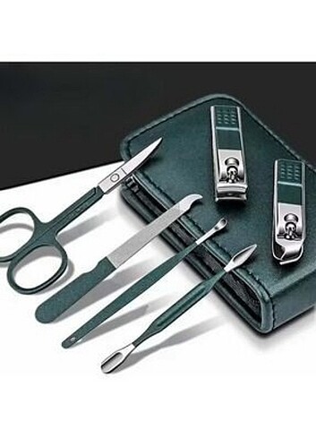 6 Parça Deri Çantalı Manikür Pedikür Özel Tırnak Makası Seti

 - Görsel 4