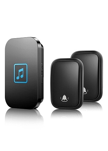 Buton 1 Alıcı Pil Gerektirmeyen Kablosuz Led Kapı Zili

 - Görsel 4