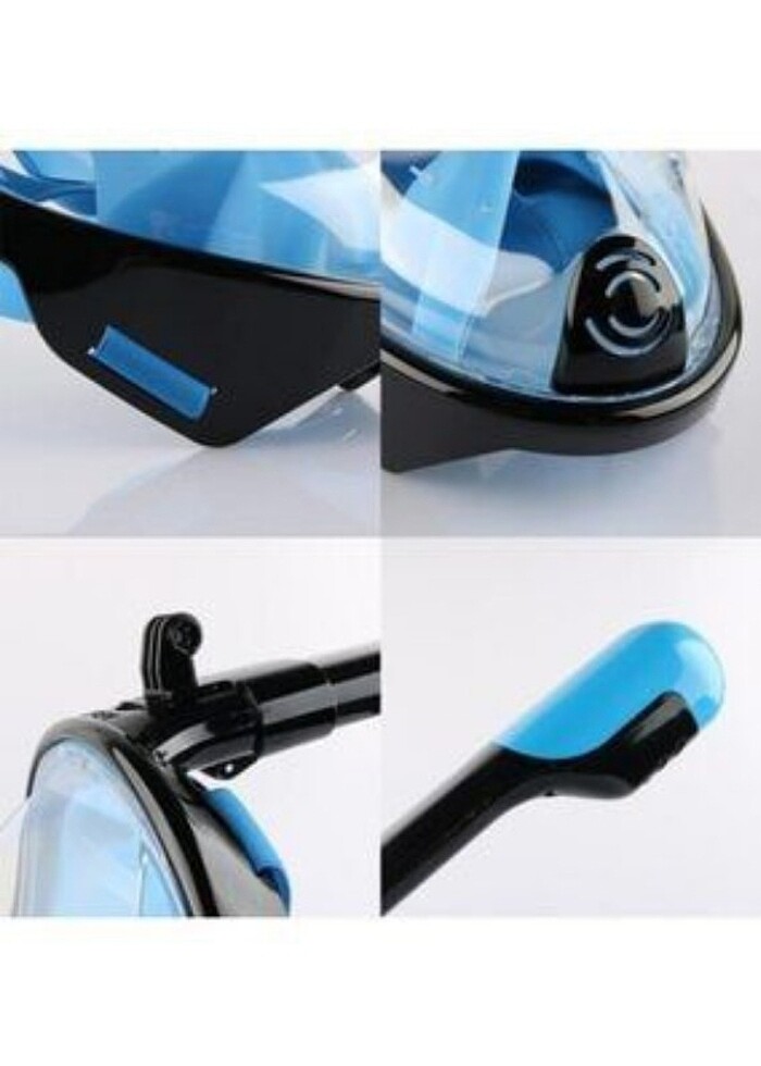 Tam Yüz Dalış Maskesi Slikon Şnorkel Full Face

 - Görsel 4