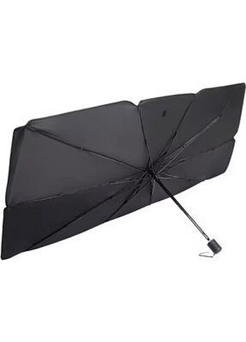 Araç İçi Ön Cam Güneşliği, Katlanabilir Şemsiye Şeklinde Otomobi - Görsel 2