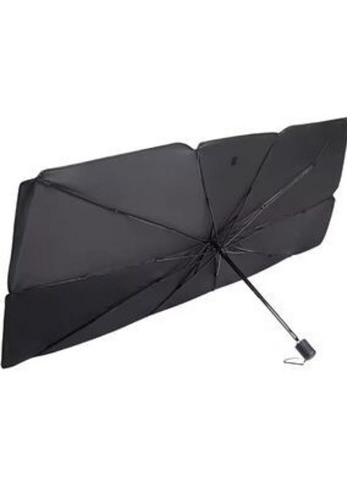 Araç İçi Ön Cam Güneşliği, Katlanabilir Şemsiye Şeklinde Otomobi - Görsel 2