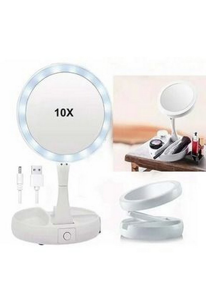 Diger Beyaz Işıklı Makyaj Aynası - Görsel 3