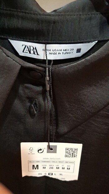 Zara Saten crop gonlek