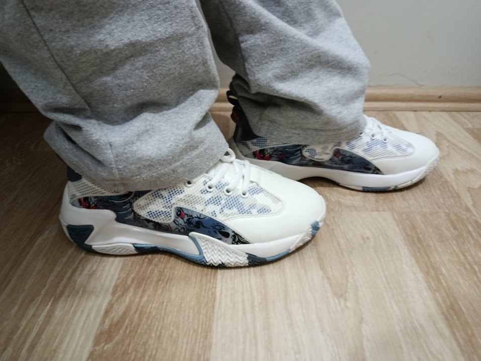 Renkli Yılan Desenli Basketbol Ayakkabısı - Görsel 5