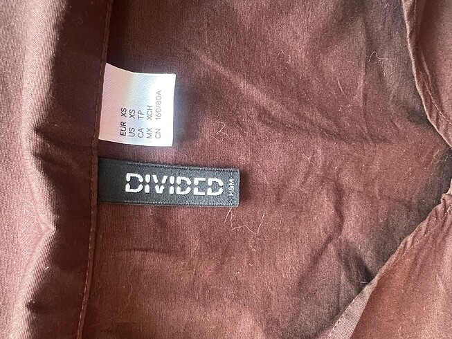 xs Beden kahverengi Renk H&M üst