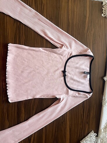H&M H&M Pembe Uzun Kollu Üst