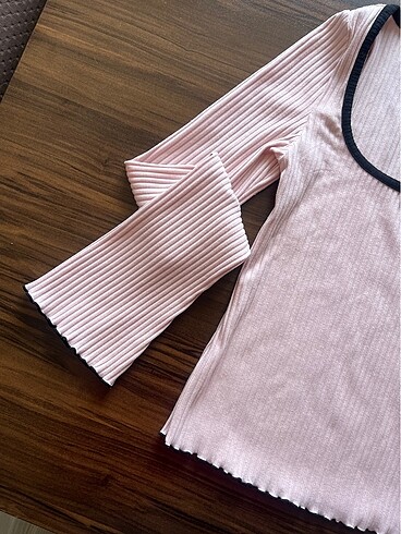 s Beden H&M Pembe Uzun Kollu Üst