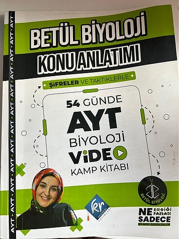 Betül Biyoloji konu anlatımı ayt