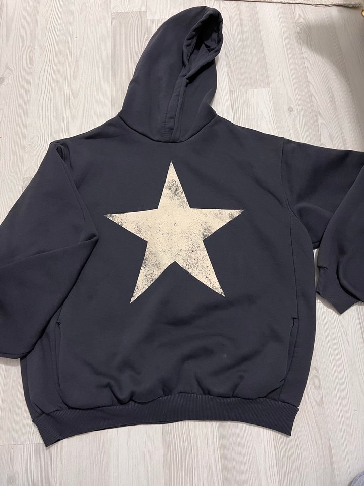 Gri Kapüşonlu Rahat Kesim Kadın Sweatshirt - Görsel 2