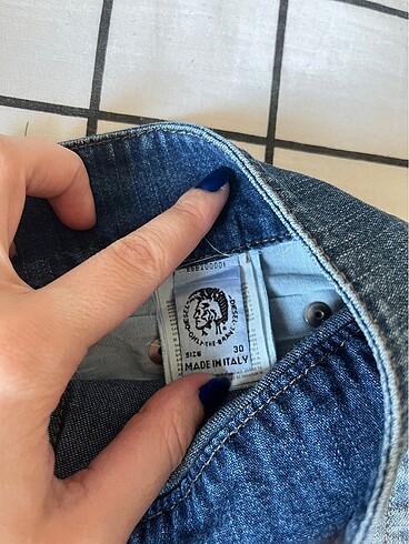 xs Beden mavi Renk Diesel y2k jean