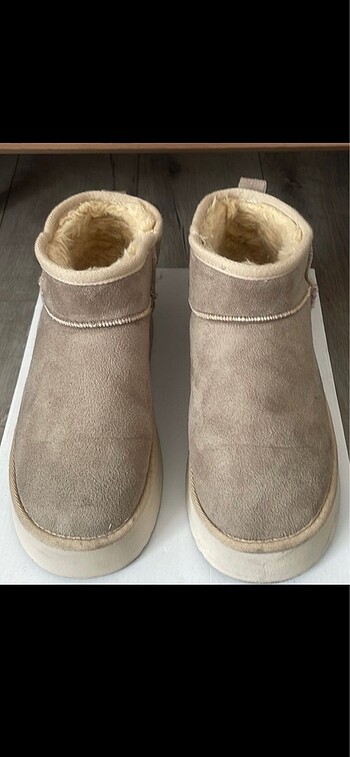 39,5 Beden camel Renk KADIN UGG BOT