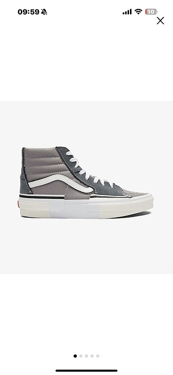 Vans SK8-Hİ Reconstruct Unisex Gri Sneaker