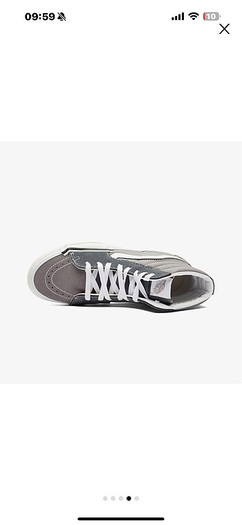 Vans Vans SK8-Hİ Reconstruct Unisex Gri Sneaker