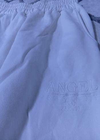 Beyaz Rahat Kesim Kadın Eşofman Altı - Görsel 3