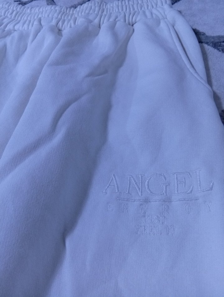 Beyaz Rahat Kesim Kadın Eşofman Altı - Görsel 3