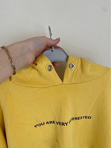 l Beden sarı Renk Sweat. Sarı kazak