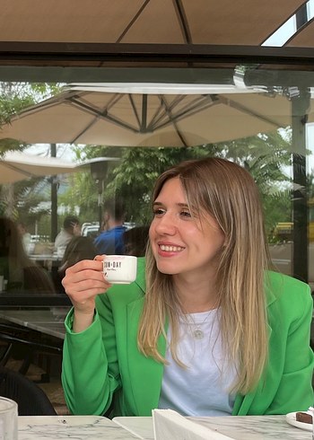 Diğer Yeşil Kadın Midi Blazer