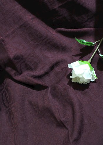 Muadil Halka Desen Mürdüm Şal - Görsel 2