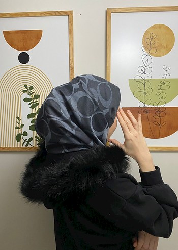 Coach Kaşmir Pamuk İpek Şal - Görsel 2