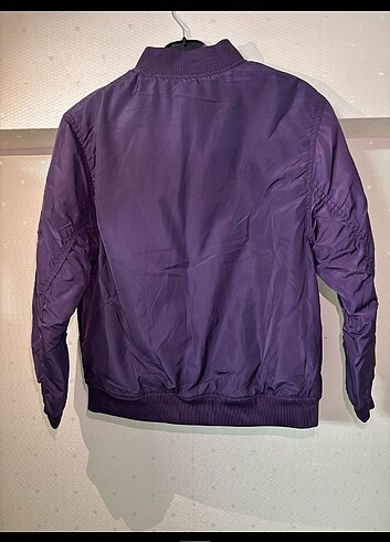 10 Yaş Beden mor Renk H&M SIFIR ETİKETLİ 10-11 YAŞ KIZ ÇOCUK MONT