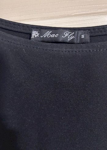 Siyah Midi Kolsuz Piliseli Elbise - Görsel 2