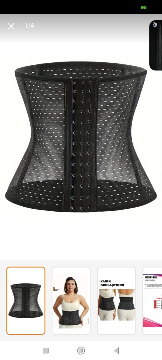sıkılaştırıcı bel korsesi - Görsel 2