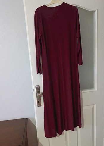 Bordo Kadın Henna Elbise - HESNA - Görsel 3
