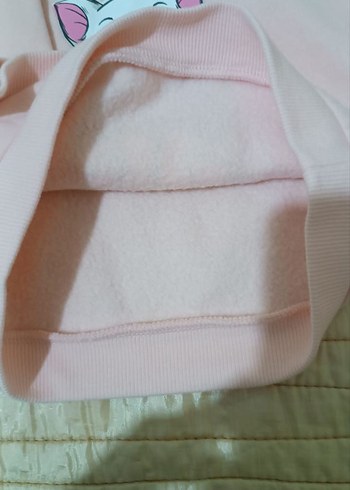 Kız Çocuk Pembe Marie Baskılı Sweatshirt - Görsel 2