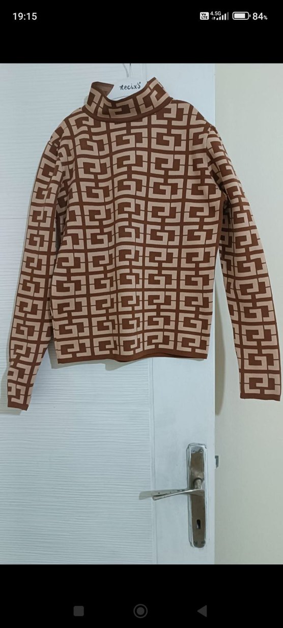 MYD Basic Kahverengi Vintage Erkek Rozet - Görsel 2