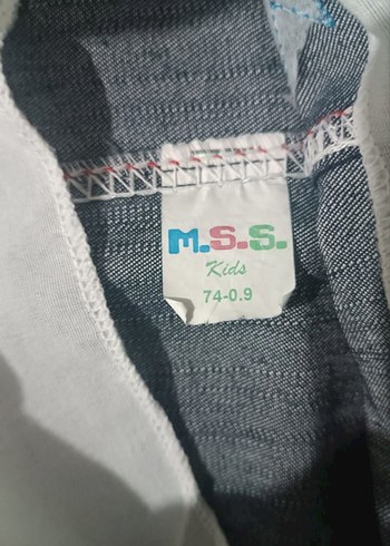 Erkek Çocuk Renkli Desenli Kot Tulum - Görsel 3