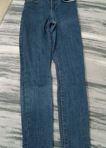 Jupiter Mavi Kadın Kot Pantolon, Rahat Kesim - Görsel 3