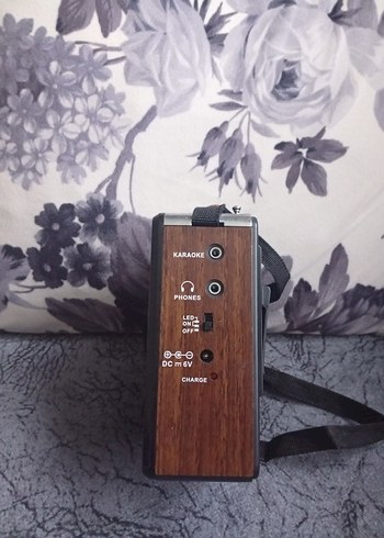 Kahverengi X-BASS Bluetooth Hoparlör - Görsel 7