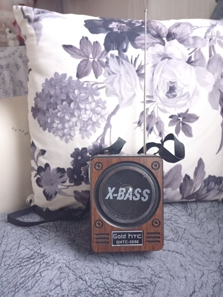 Kahverengi X-BASS Bluetooth Hoparlör - Görsel 3